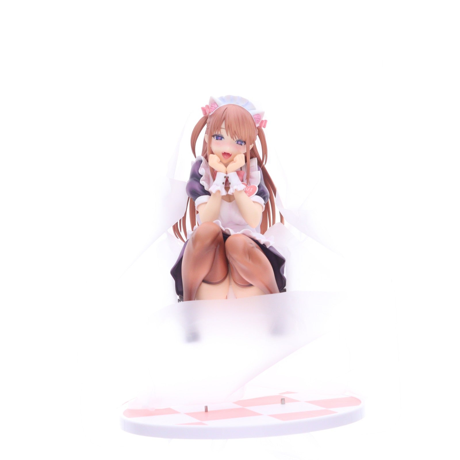 【中古即納】[FIG] ポストカード付属 あみあみ限定 なまとろ メイド喫茶のYUIちゃん 1/6 完成品 フィギュア(TPK-012) Pink・Charm(ピンクチャーム)(20230731)