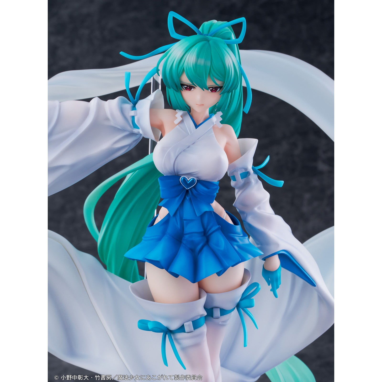 【中古即納】[FIG] マジアアズール 薄氷巫女 DXver. 魔法少女にあこがれて 1/7 完成品 フィギュア WING(ウイング)(20260331)