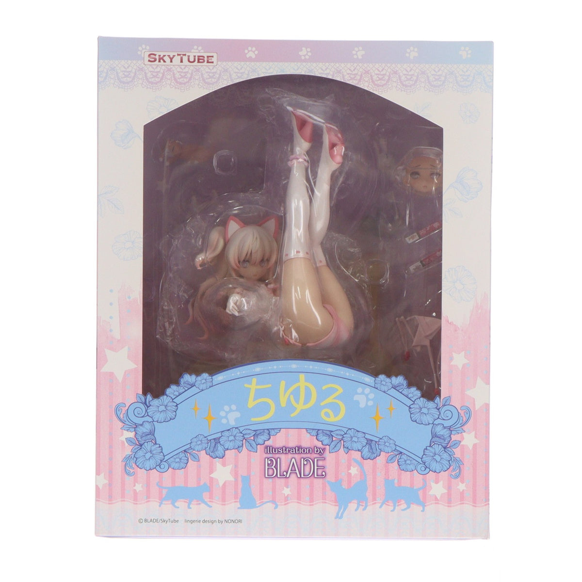【中古即納】[FIG] ポストカード無し ちゆる illustration by BLADE 1/6 完成品 フィギュア(AX-1130) SkyTube(スカイチューブ)(20200702)