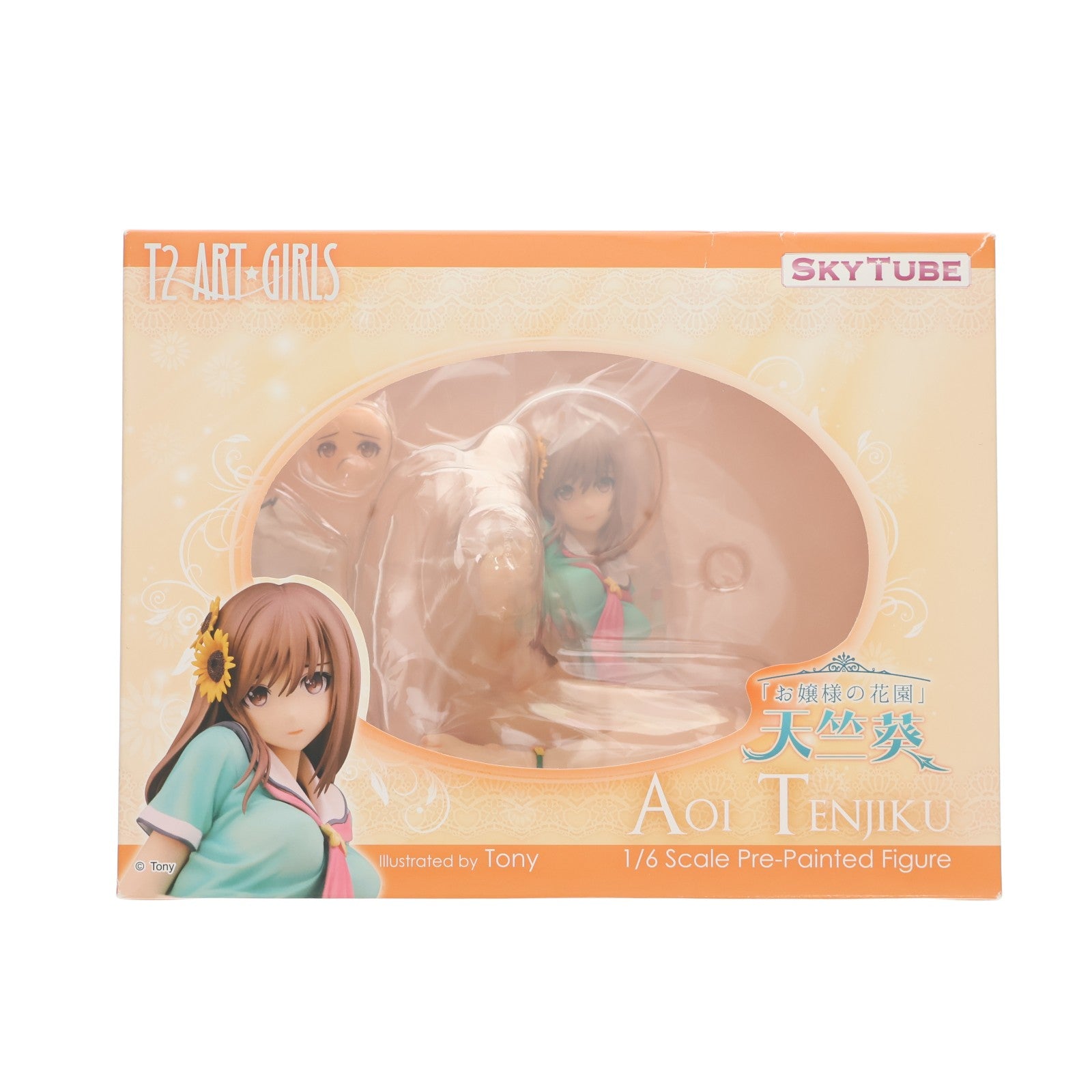 【中古即納】[FIG] ポストカード無し T2アート☆ガールズ お嬢様の花園 天竺葵(てんじくあおい) 1/6 完成品 フィギュア SkyTube(スカイチューブ)(20161001)