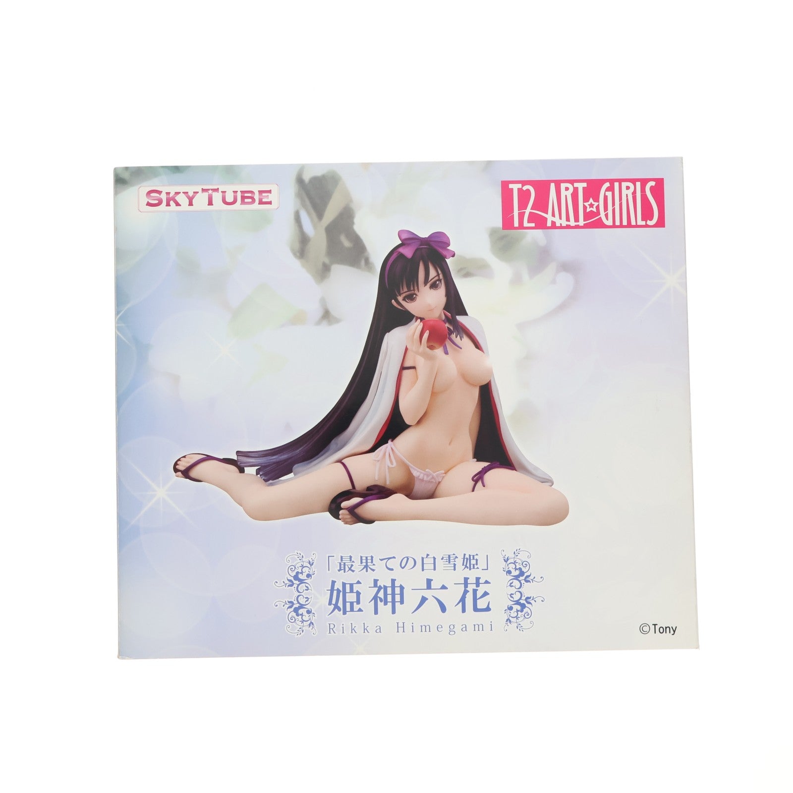 【中古即納】[FIG] T2アート☆ガールズ 最果ての白雪姫 姫神六花(ひめがみりっか) 1/6 完成品 フィギュア(AX-0086) SkyTube(スカイチューブ)(20131113)