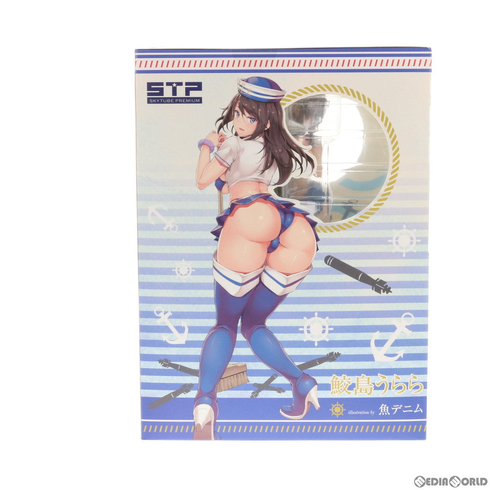 【中古即納】[FIG] ポストカード付属 STPオンラインショップ限定 鮫島うらら illustration by 魚デニム 1/6 完成品 フィギュア(AX-1807) SkyTube(スカイチューブ)(20190531)