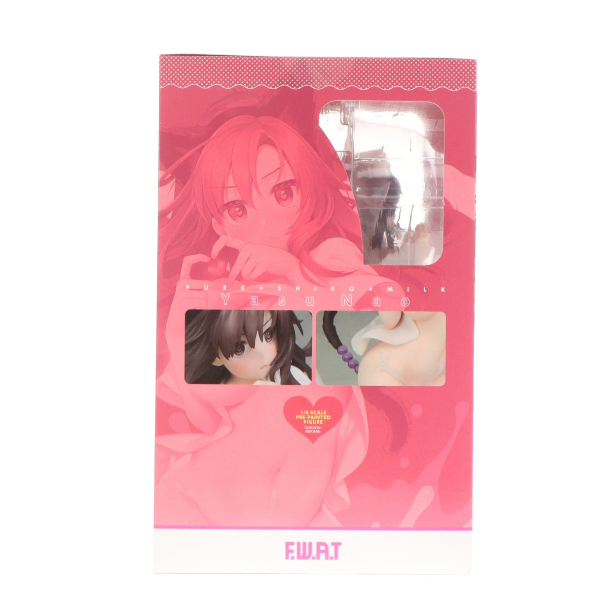 【中古即納】[FIG] FANZA限定特典付属 夜須奈緒(やすなお) ぴゅあ×シコ×みるく 1/6 完成品 フィギュア F.W.A.T(フワット)(20220125)