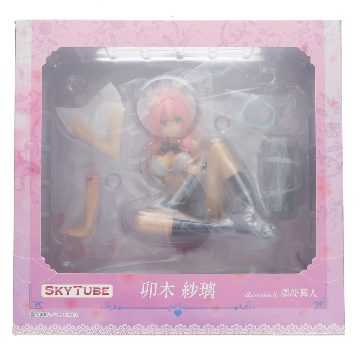 【中古即納】[FIG] ポストカード付属 卯木紗璃(うつぎさり) Illustration by 深崎暮人(みさきくれひと) コミック阿吽 1/6 完成品 フィギュア(AX-1071) SkyTube(スカイチューブ)(20191211)