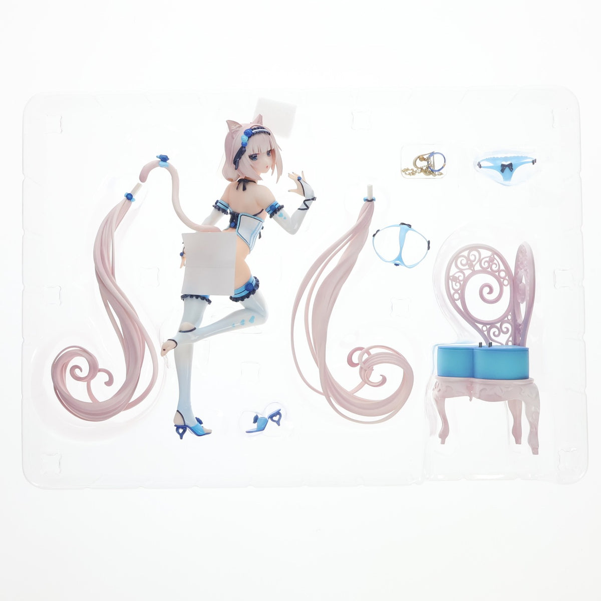 【中古即納】[FIG] ポストカード2枚付属 ネイティブキャラクターズセレクション バニラ ネコぱら 1/7 完成品 フィギュア ネイティブオンラインショップ&FANZA限定 ネイティブ(20191231)