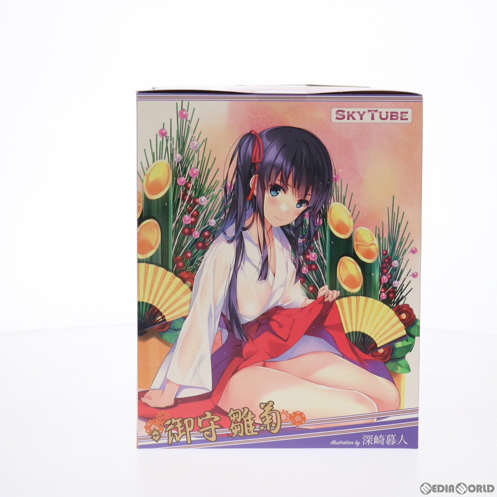 【中古即納】[FIG] 御守雛菊(みもりひなぎく) 紫紺Ver. illustration by 深崎暮人 コミック阿吽 1/6 完成品 フィギュア(AX-1185) SkyTube(スカイチューブ)(20210709)