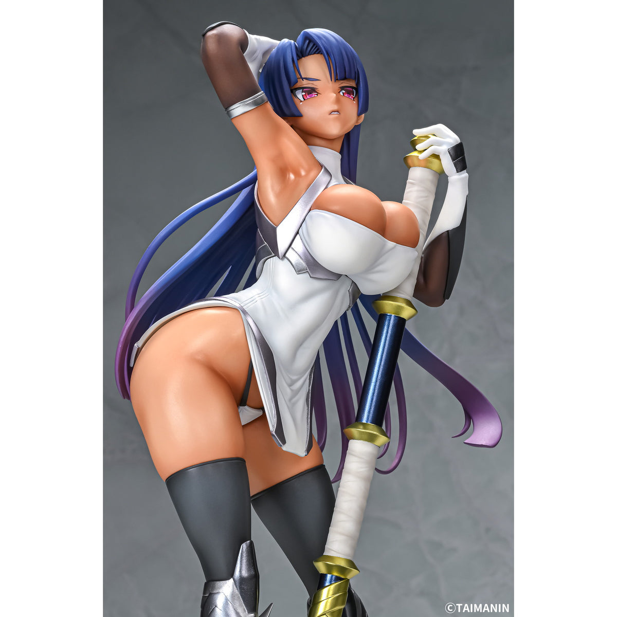 【中古即納】[FIG] 淡き若紫 八津紫(やつむらさき) 日焼けver. 対魔忍RPGX 1/6 完成品 フィギュア Q-six(キューシックス)(20250831)
