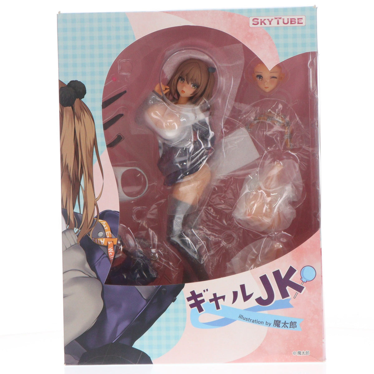 【中古即納】[FIG] ポストカード2枚付属 ギャルJK illustration by 魔太郎 1/6 完成品 フィギュア(AX-1169) SkyTube(スカイチューブ)(20221030)