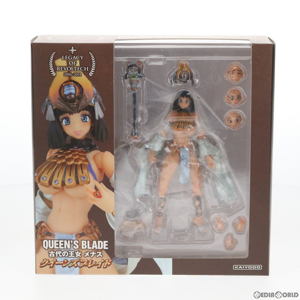 【中古即納】[FIG] レガシー・オブ・リボルテック LR-055 古代の王女 メナス クイーンズブレイド 完成品 可動フィギュア 海洋堂(20181025)