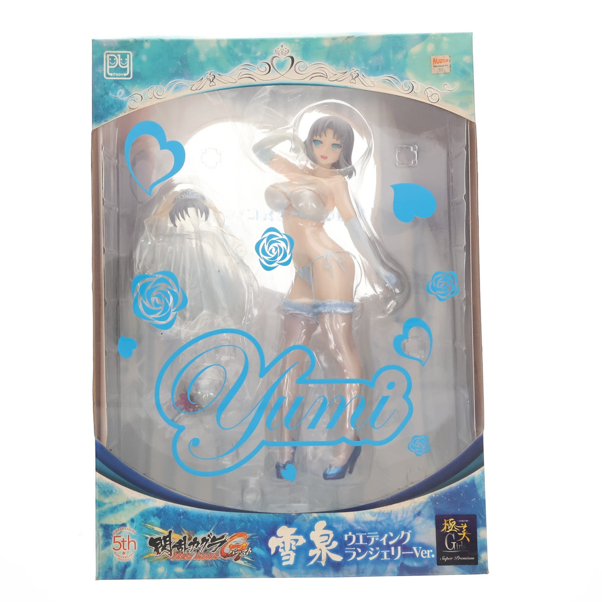 【中古即納】[FIG] 極美Girls Super Premium 雪泉(ゆみ) ウェディングランジェリーver. 復刻版 閃乱カグラ NewWave Gバースト 1/6 完成品 フィギュア プルーヴィー(20190221)
