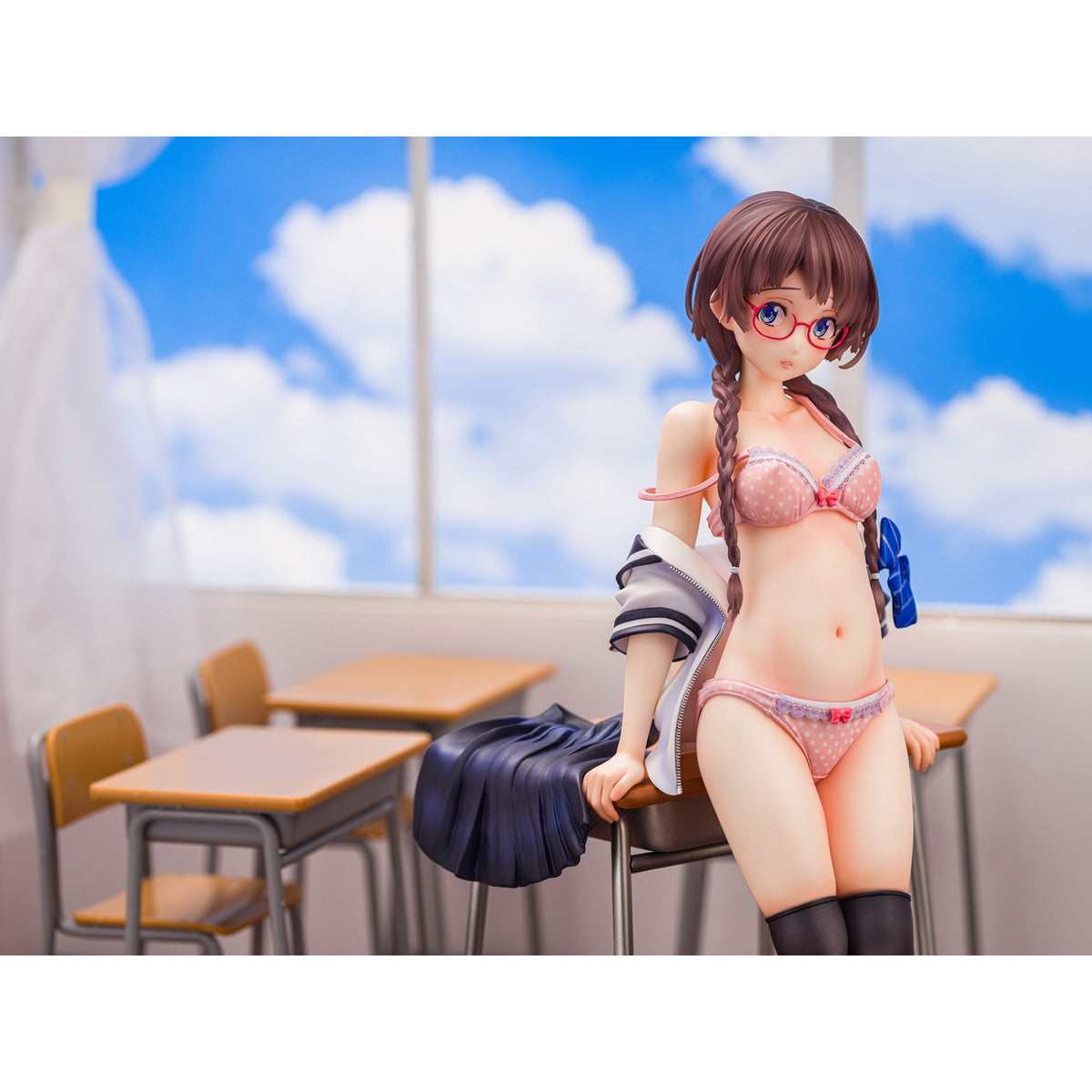 【中古即納】[FIG] 私立ダイキ学園シリーズ 芽衣(めい) 1/6 完成品 フィギュア ダイキ工業(20260918)