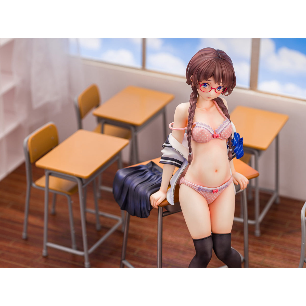 【中古即納】[FIG] 私立ダイキ学園シリーズ 芽衣(めい) 1/6 完成品 フィギュア ダイキ工業(20260918)