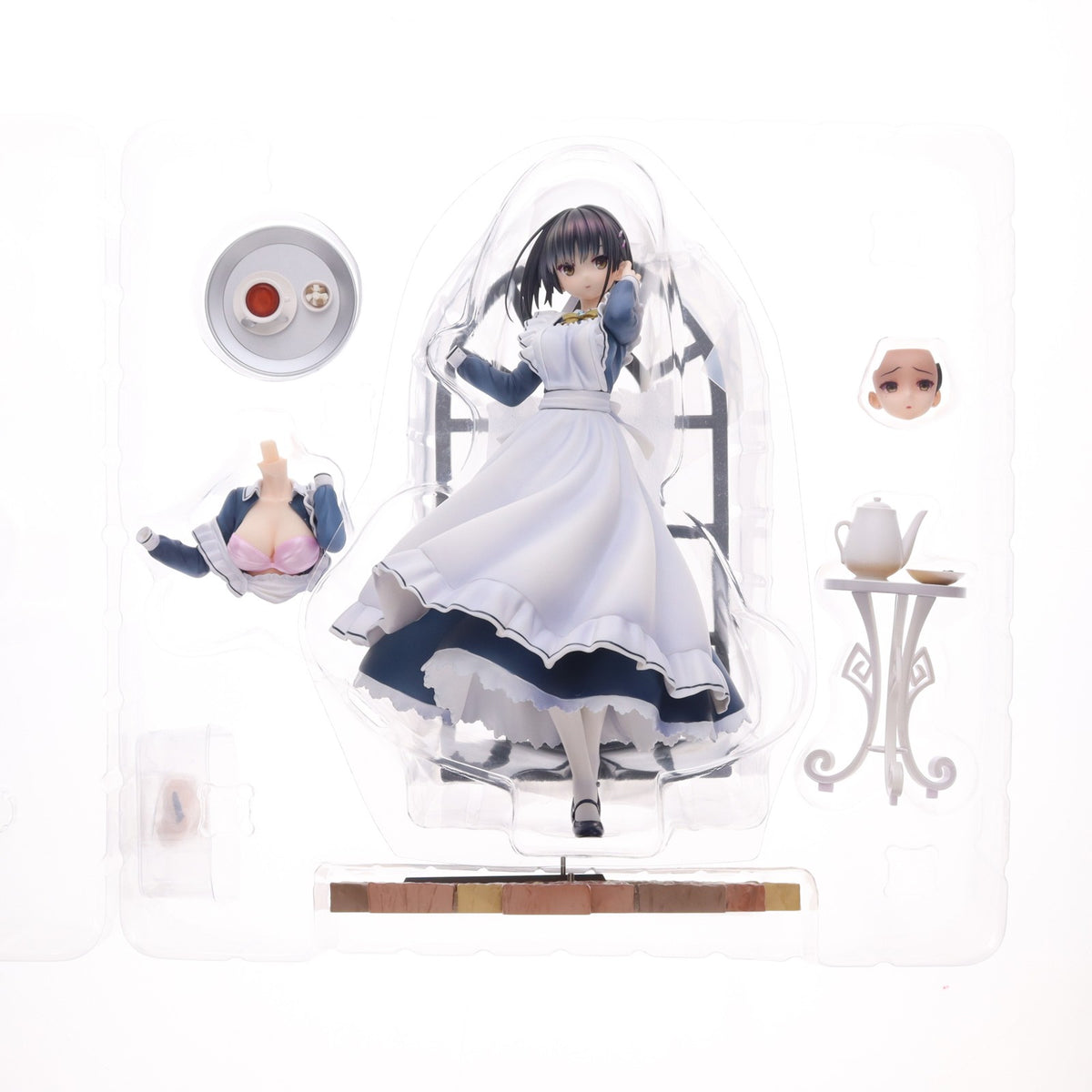 【中古即納】[FIG] 缶バッチ無し 笑顔パーツ付属 四季ナツメ(しきなつめ) あみあみ限定版 喫茶ステラと死神の蝶 1/7 完成品 フィギュア アリスグリント(20251220)