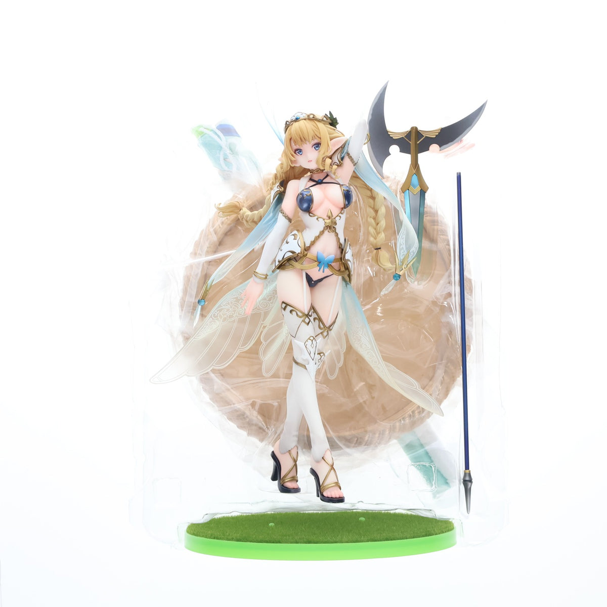【中古即納】[FIG] (再販) あみあみ限定特典3種付属 エルフ村 第3村人 リンシア アンテナショップ限定版 1/6 完成品 フィギュア ヴェルテクス(20201031)
