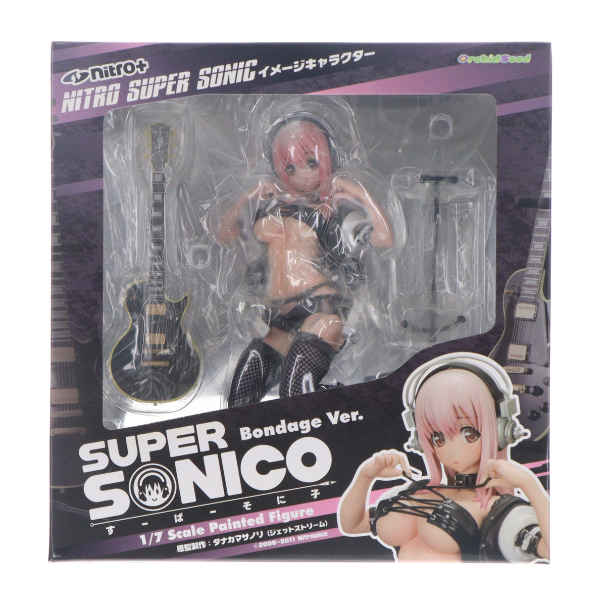 【中古即納】[FIG] すーぱーそに子 ボンテージVer. NITRO SUPER SONIC(ニトロスーパーソニック) 1/7 完成品 フィギュア(PVC88) オーキッドシード(20110520)