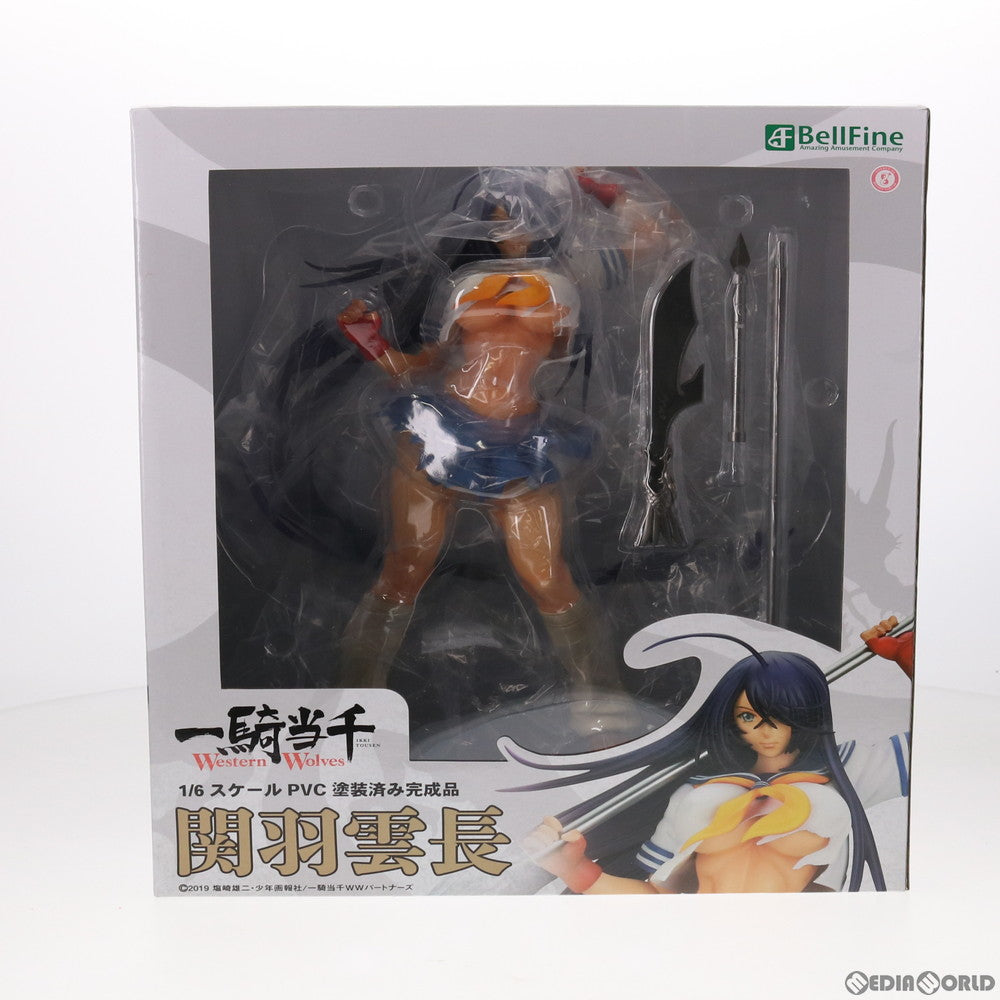 【中古即納】[FIG] 関羽雲長(かんううんちょう) 一騎当千 Western Wolves(ウエスタンウルヴス) 1/6 完成品 フィギュア(BF070) ベルファイン(20200529)