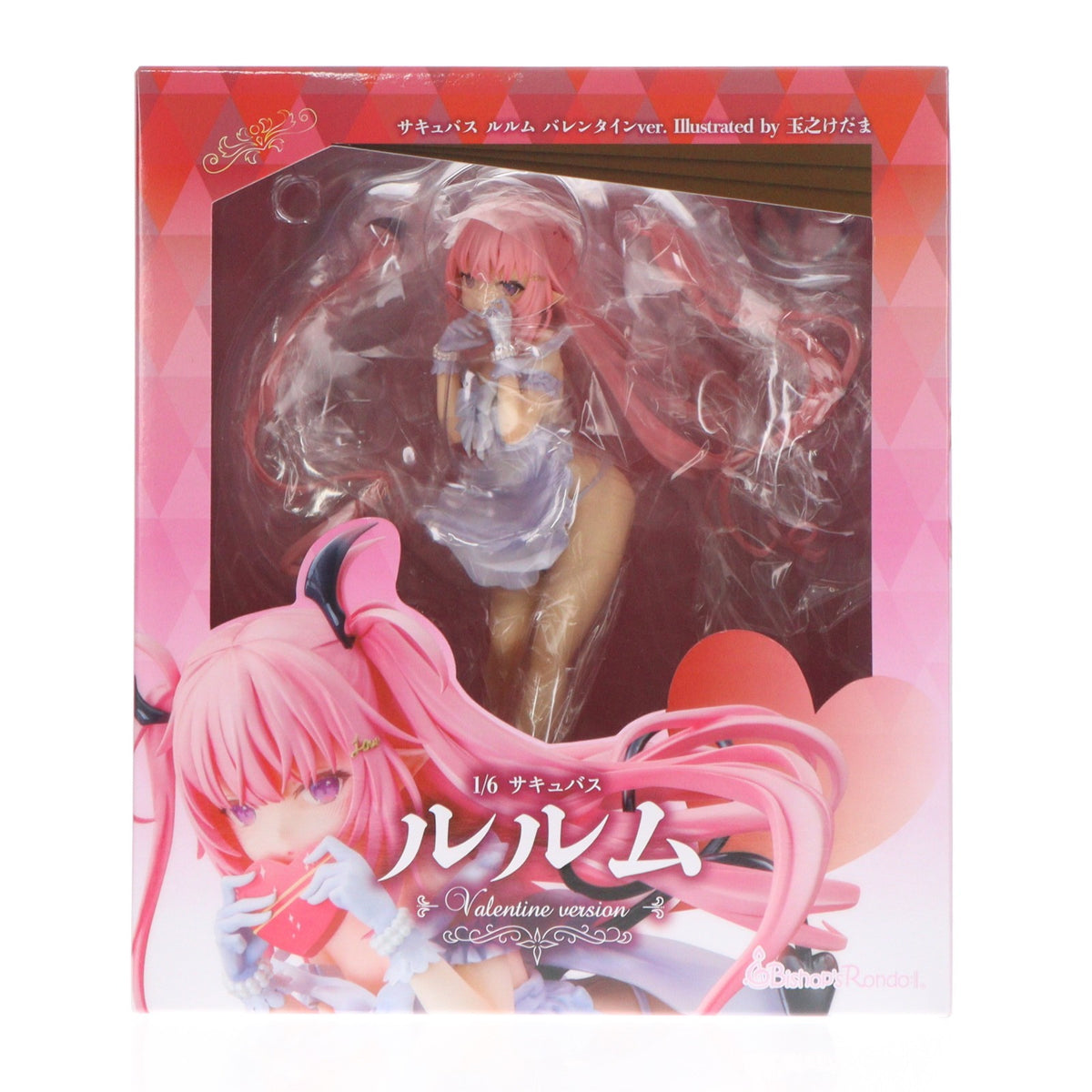 【中古即納】[FIG] メロンブックス購入特典付属 玉之けだま サキュバス ルルム バレンタインver. 1/6 完成品 フィギュア Bishop's Rondo(ビショップスロンド)(20241030)