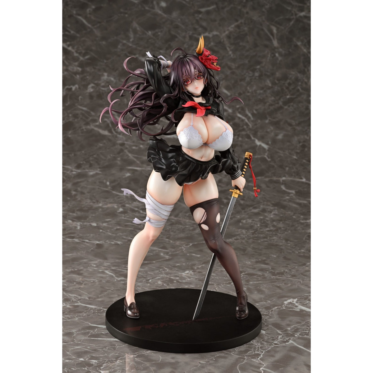 【中古即納】[FIG] ポストカード付属 ネイティブクリエイターズコレクション 退魔生徒会長-断罪院れいか-(だんざいいんれいか) 魔太郎氏オリジナルイラスト 1/6 完成品 フィギュア Pink・Cat(ピンク・キャット)/ネイティブ(20260819)