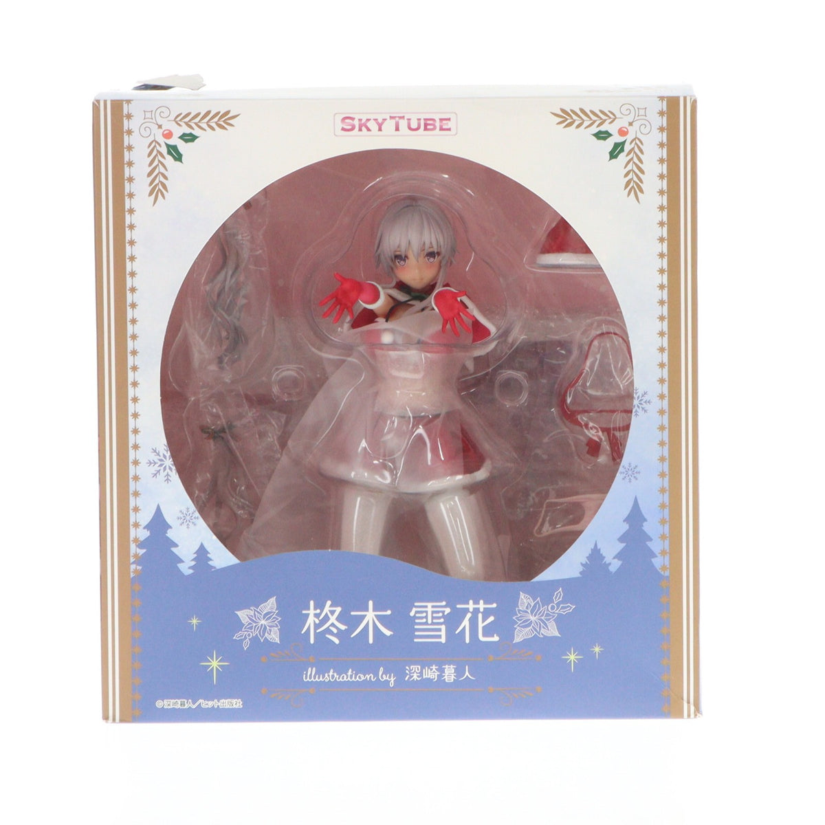 【中古即納】[FIG] ポストカード付属 柊木雪花(ひいらぎせつか) illustration by 深崎暮人 コミック阿吽 1/6 完成品 フィギュア(AX-1089) SkyTube(スカイチューブ)(20220626)