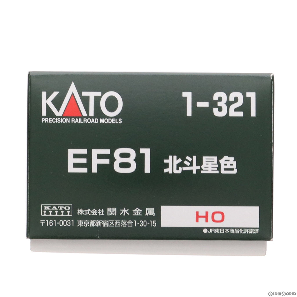 中古即納】[RWM]1-321 EF81 北斗星色(動力付き) HOゲージ 鉄道模型