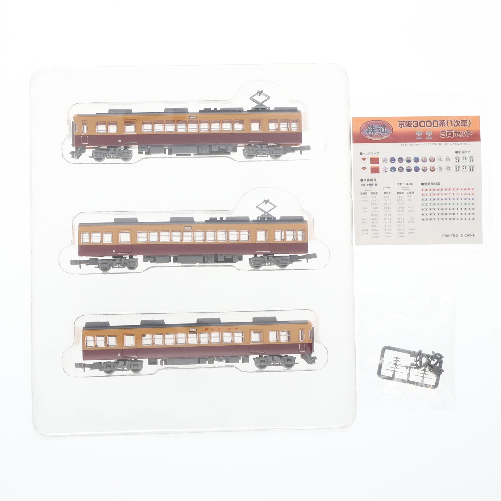 【中古即納】[RWM] 鉄道コレクション(鉄コレ) 京阪3000系 1次車 3両セット(動力無し) Nゲージ 鉄道模型 TOMYTEC(トミーテック)(20131006)