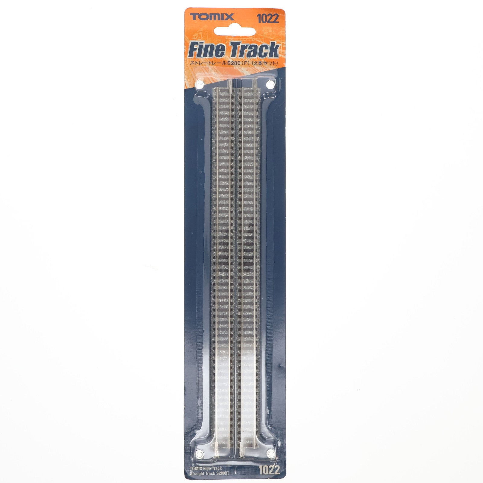 【中古即納】[RWM] 1022 Fine Track(ファイントラック) ストレートレールS280(F) 2本セット Nゲージ 鉄道模型 TOMIX(トミックス)(20021130)