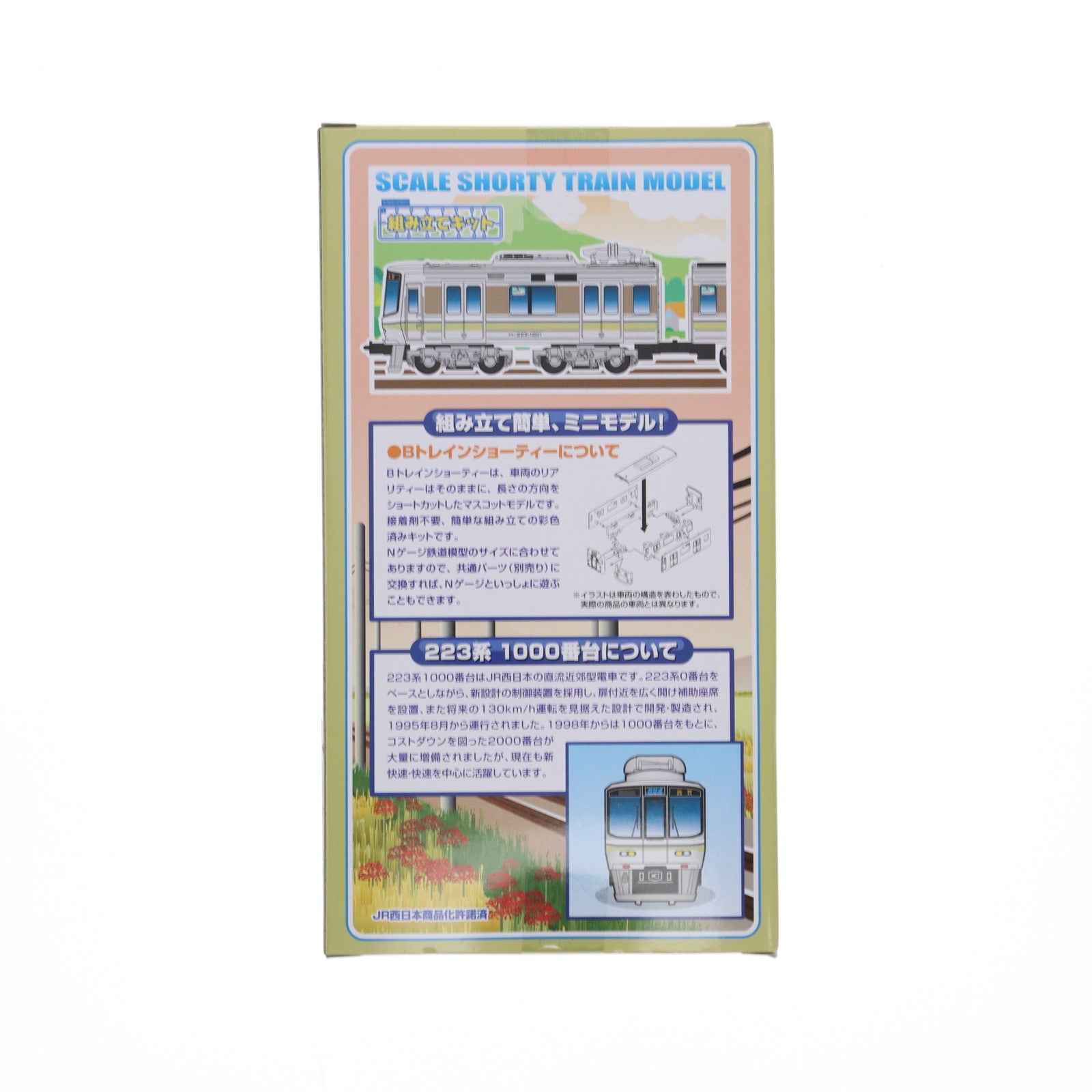 【中古即納】[RWM] Bトレインショーティー 223系1000番台 2両セット 組み立てキット Nゲージ 鉄道模型 バンダイ(20160511)