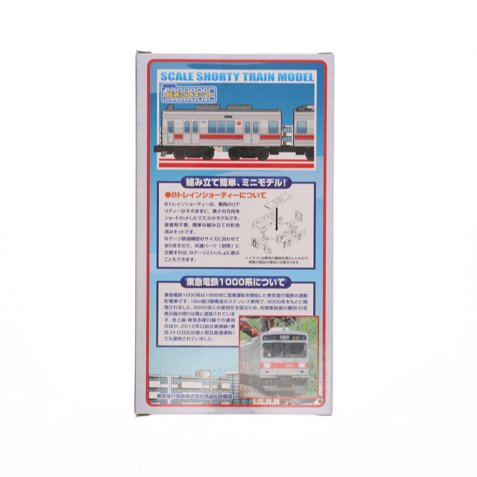 【中古即納】[RWM] Bトレインショーティー 東急電鉄 1000系 2両セット 組み立てキット Nゲージ 鉄道模型 バンダイ(20150319)