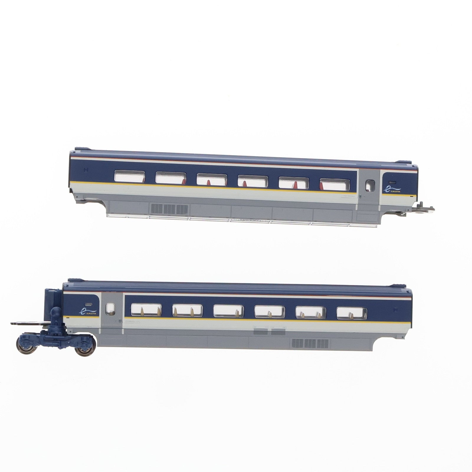 【中古即納】[RWM] 10-1298 ユーロスター 新塗装 4両増結セット(動力無し) Nゲージ 鉄道模型 KATO(カトー)(20161224)