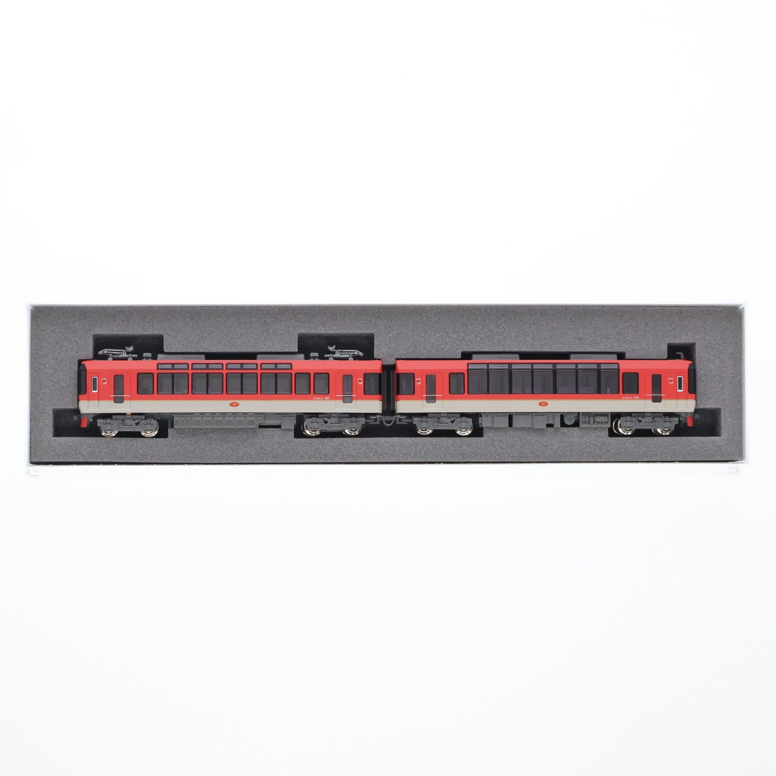 【中古即納】[RWM] 10-411 叡山電鉄 900系(デオ900形) 「きらら」 メープルレッド 2両セット(動力付き) Nゲージ 鉄道模型 KATO(カトー)(20010705)