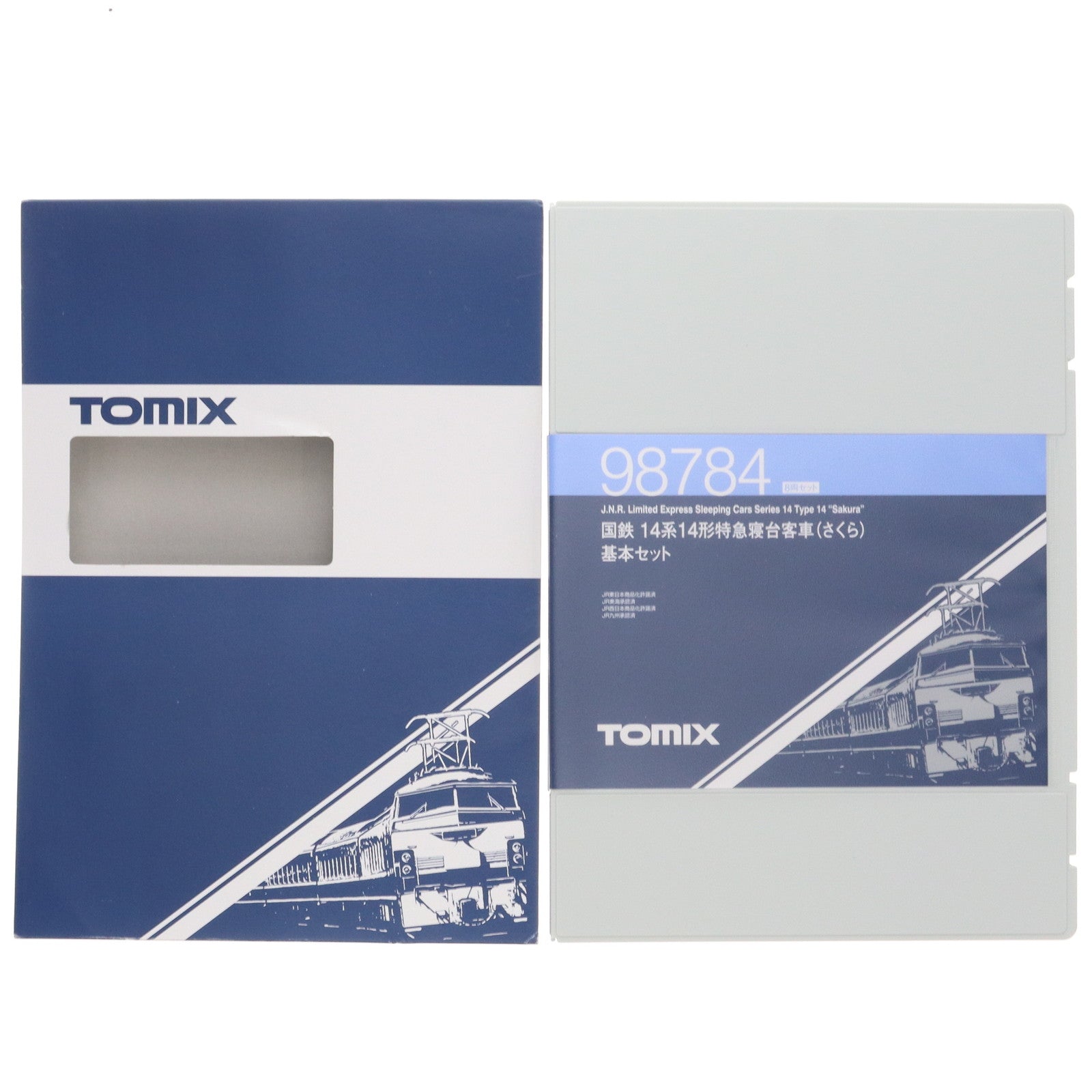 【中古即納】[RWM] 98784 14系14形特急寝台客車(さくら) 基本8両セット(動力無し) Nゲージ 鉄道模型 TOMIX(トミックス)(20230330)