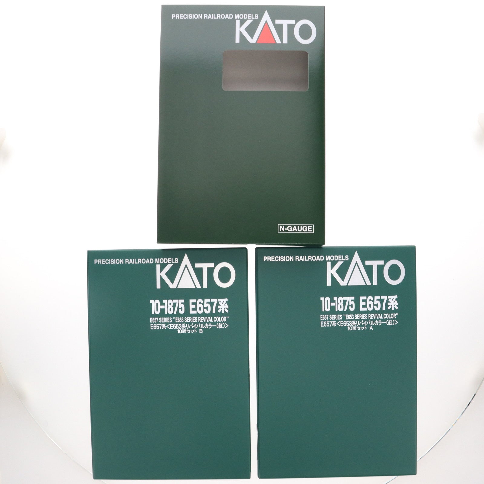 【中古即納】[RWM] 10-1875 特別企画品 E657系『E653系リバイバルカラー(紅)』 10両セット(動力付き) Nゲージ 鉄道模型 KATO(カトー)(20250131)