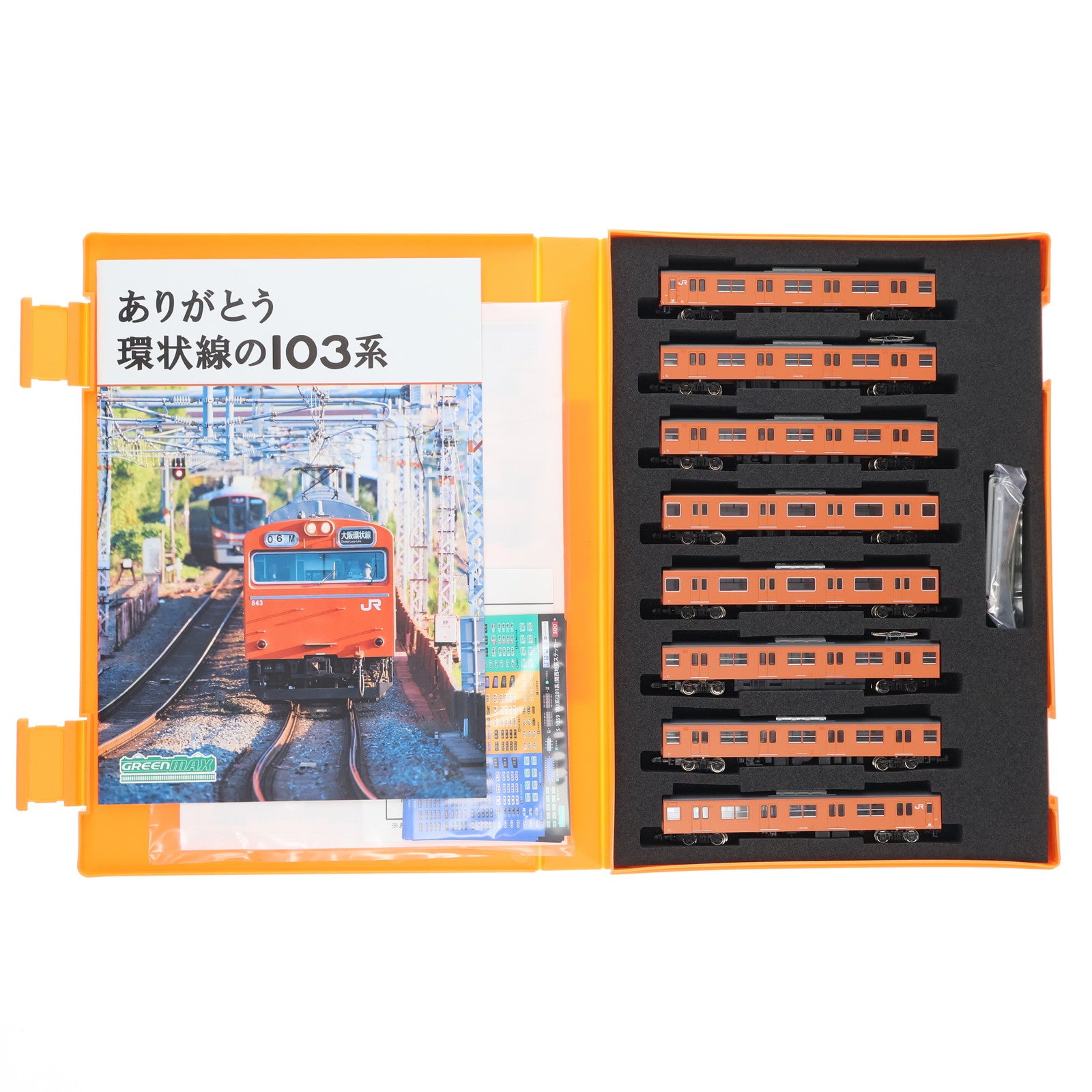 【中古即納】[RWM] 50595 JR103系「さよなら大阪環状線103系」8両編成セット(動力付き) Nゲージ 鉄道模型 GREENMAX(グリーンマックス)(20180322)