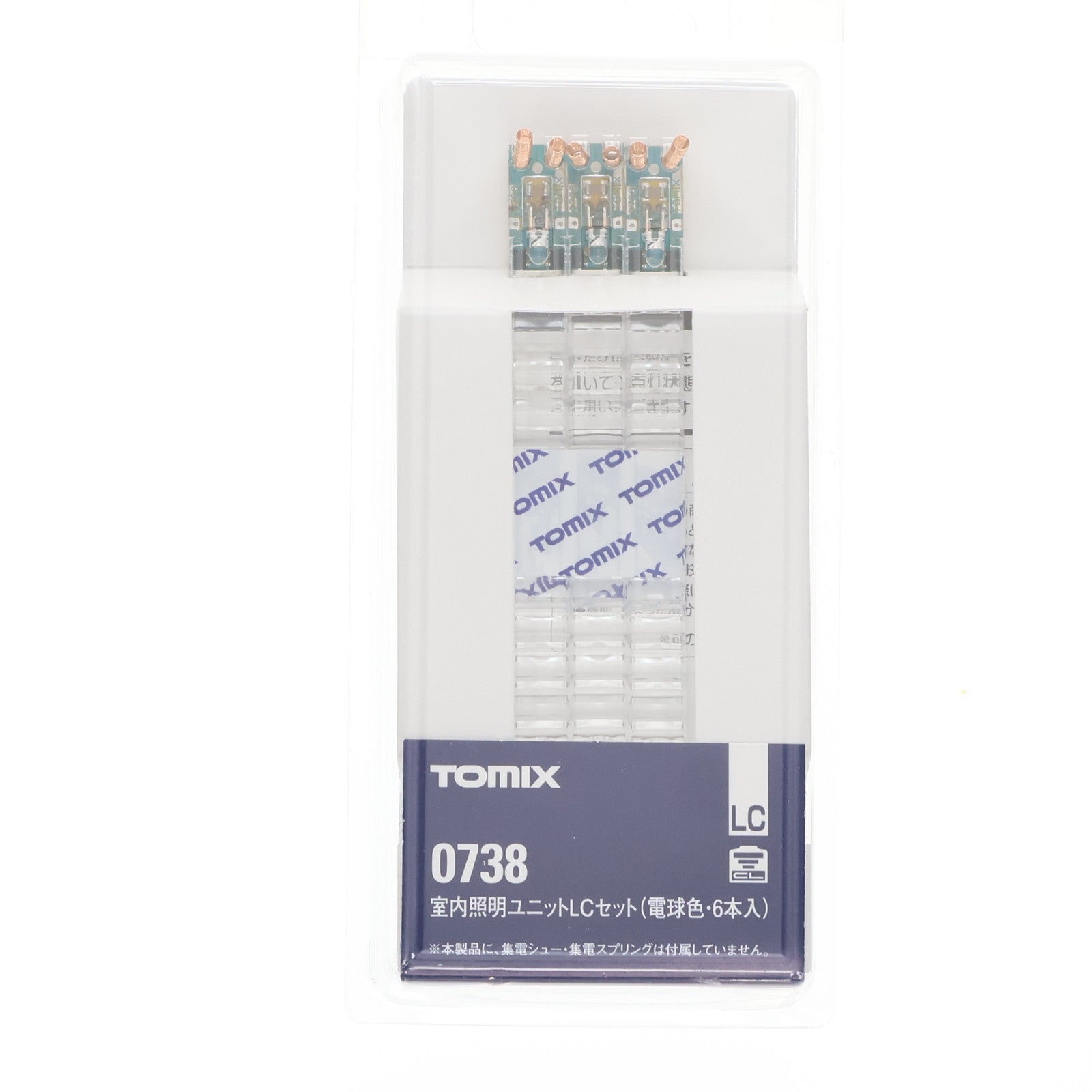 【中古即納】[RWM] 0738 室内照明ユニットLCセット(電球色LED・6本入) Nゲージ 鉄道模型 TOMIX(トミックス)(20071231)