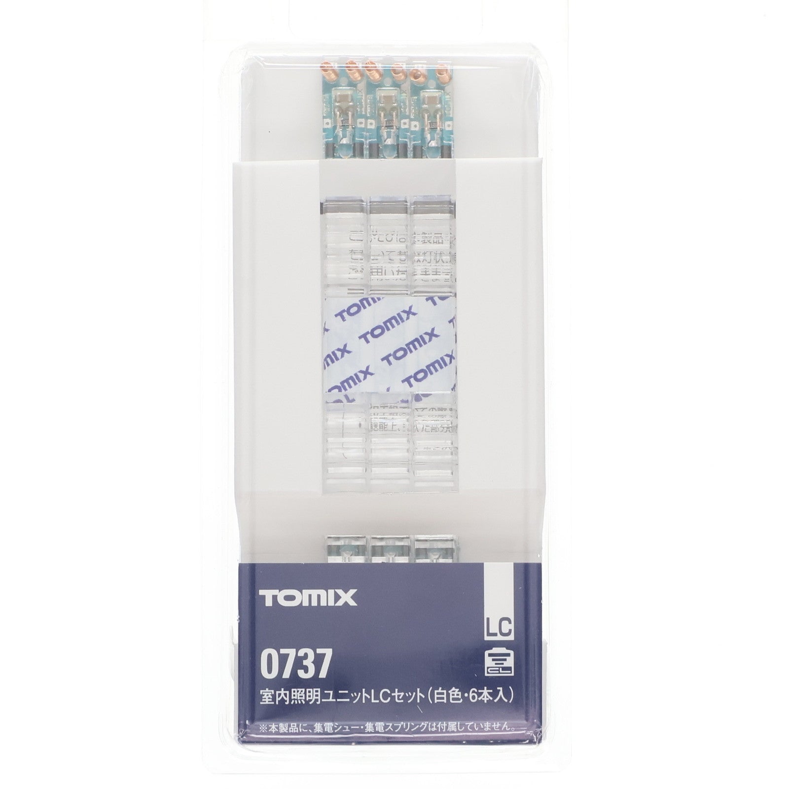 【中古即納】[RWM] 0737 室内照明ユニットLC(白色・6本入り)セット Nゲージ 鉄道模型 TOMIX(トミックス)(20180211)