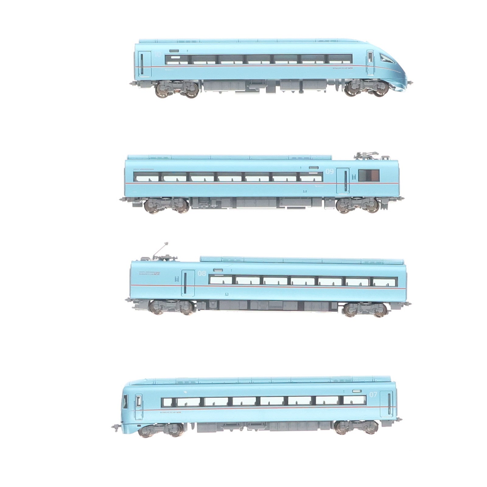 【中古即納】[RWM] A7573 小田急ロマンスカー60000形 MSE 改良品 増結4両セット(動力付き) Nゲージ 鉄道模型 MICRO ACE(マイクロエース)(20200731)