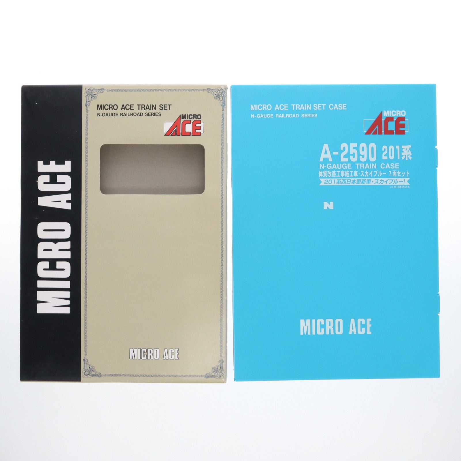 【中古即納】[RWM] A2590 201系 体質改善工事施工車 スカイブルー 7両セット(動力付き) Nゲージ 鉄道模型 MICRO ACE(マイクロエース)(20070930)