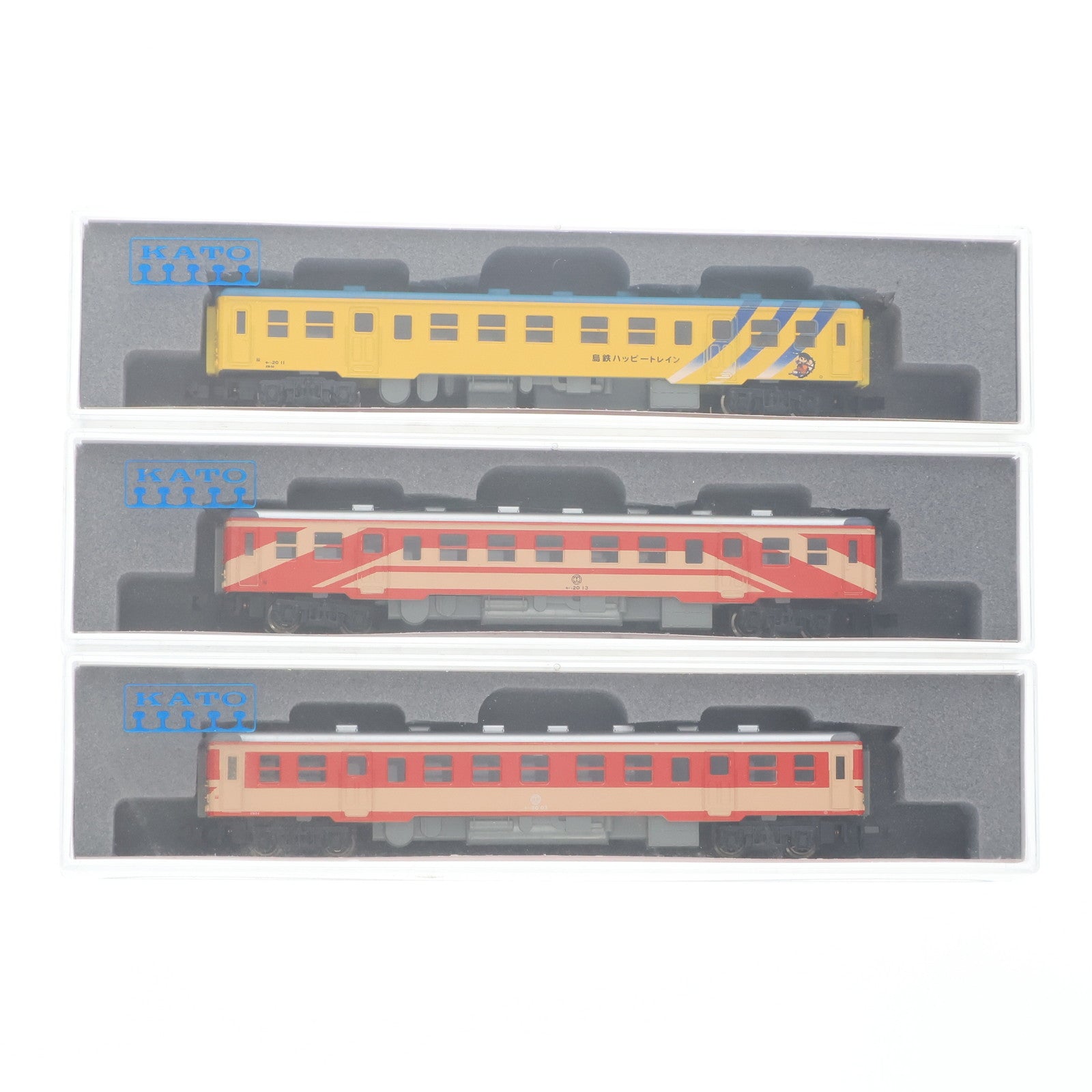 【中古即納】[RWM] 10-915 島原鉄道 キハ20形タイプ 3両セット(動力付き) Nゲージ 鉄道模型 KATO(カトー)(19991231)