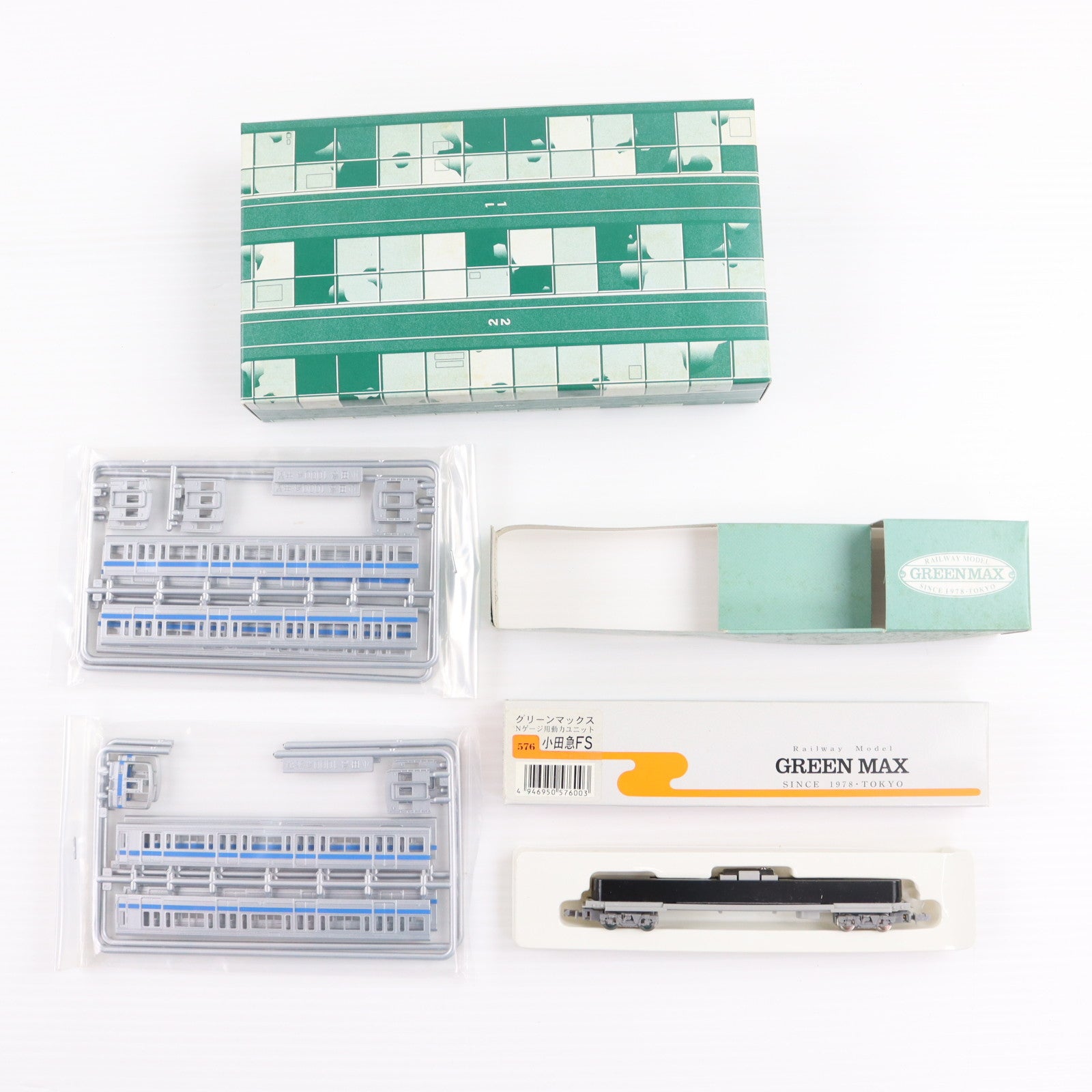 【中古即納】[RWM] 1002T 小田急1000形 4両編成 動力付きトータルセット(動力付き) Nゲージ 鉄道模型 GREENMAX(グリーンマックス)(19991231)