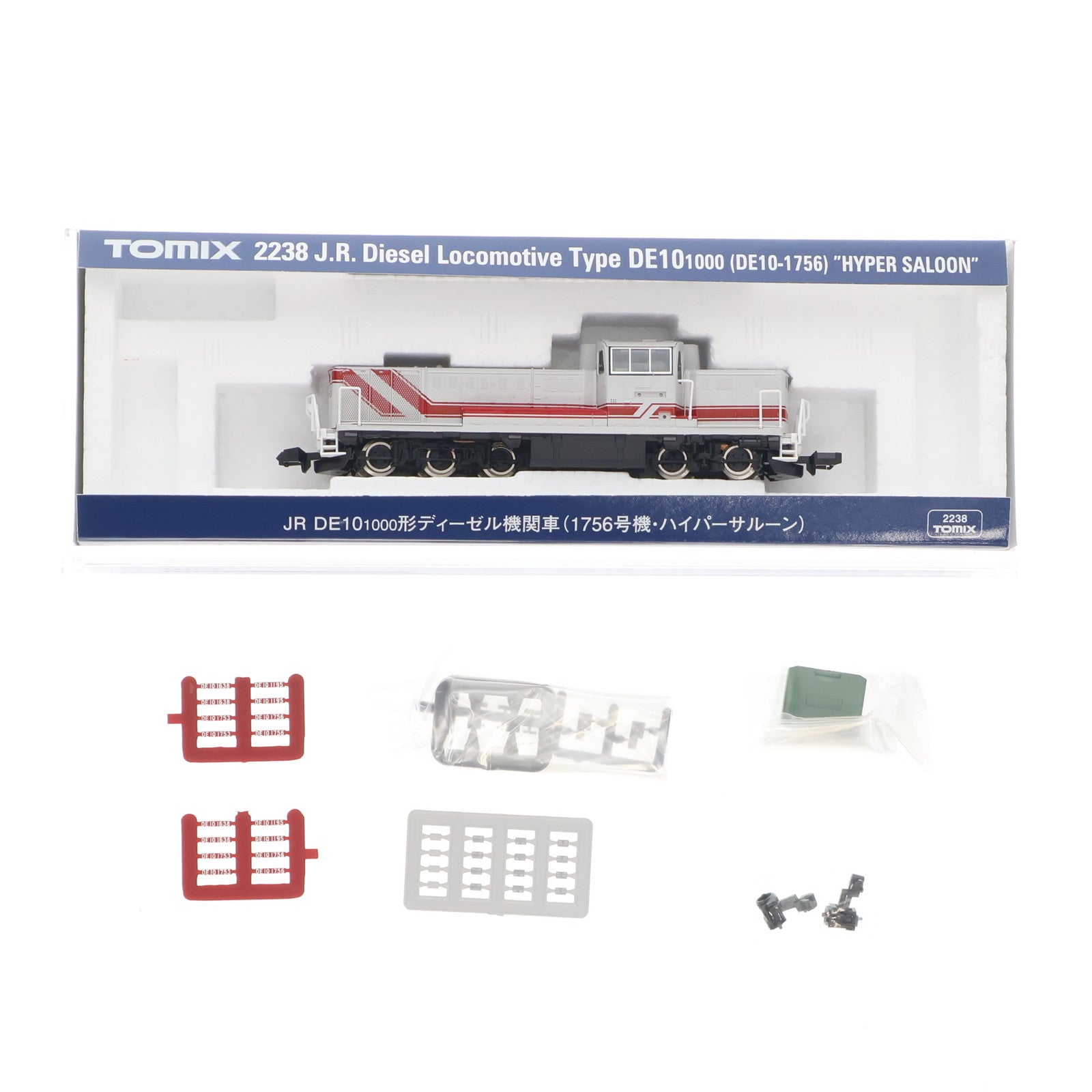 【中古即納】[RWM] 2238 JR DE10-1000形 ディーゼル機関車(1756号機・ハイパーサルーン)(動力付き) Nゲージ 鉄道模型 TOMIX(トミックス)(20171102)