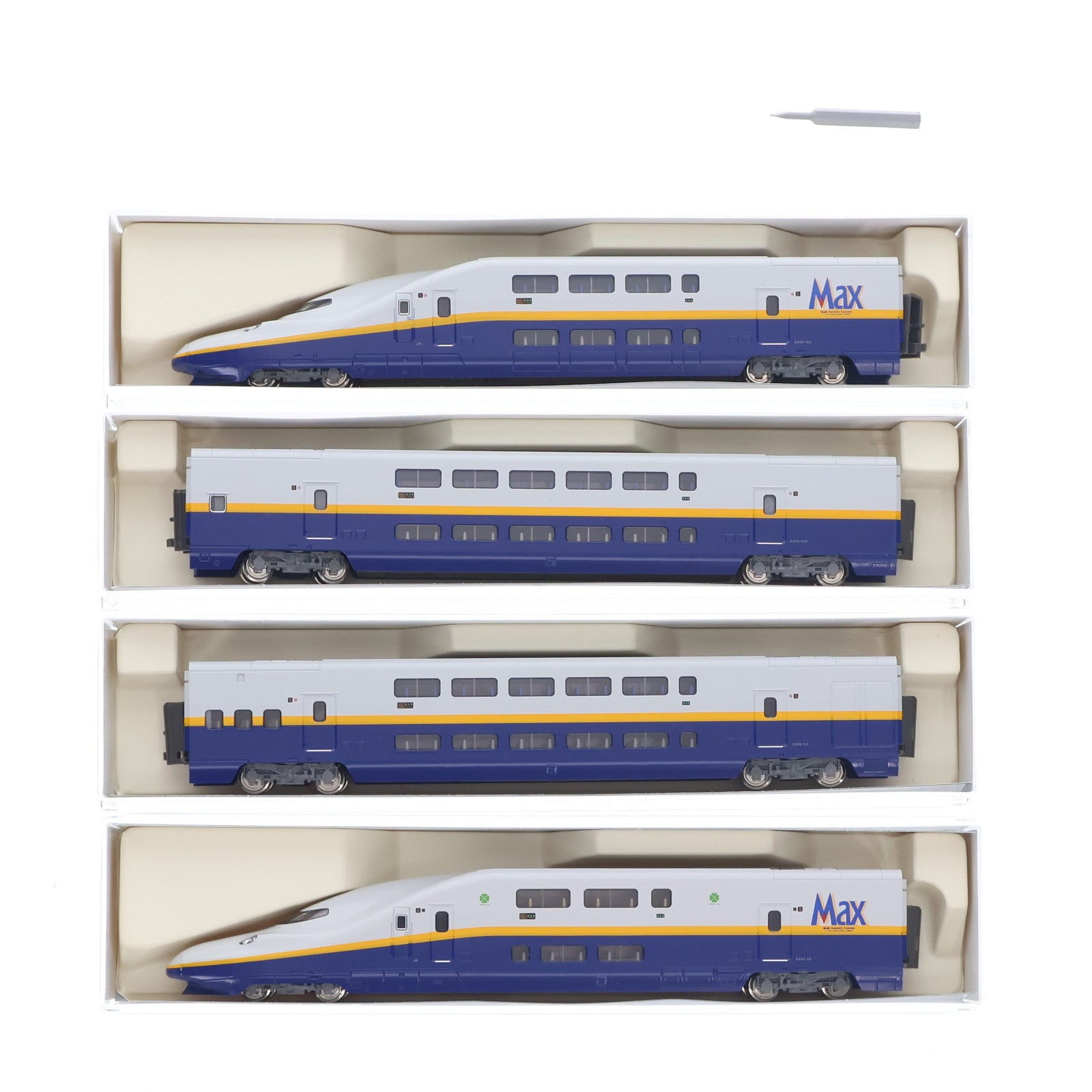 【中古即納】[RWM] (再販) 10-292 E4系新幹線「Max」 4両基本セット(動力付き) Nゲージ 鉄道模型 KATO(カトー)(20170916)
