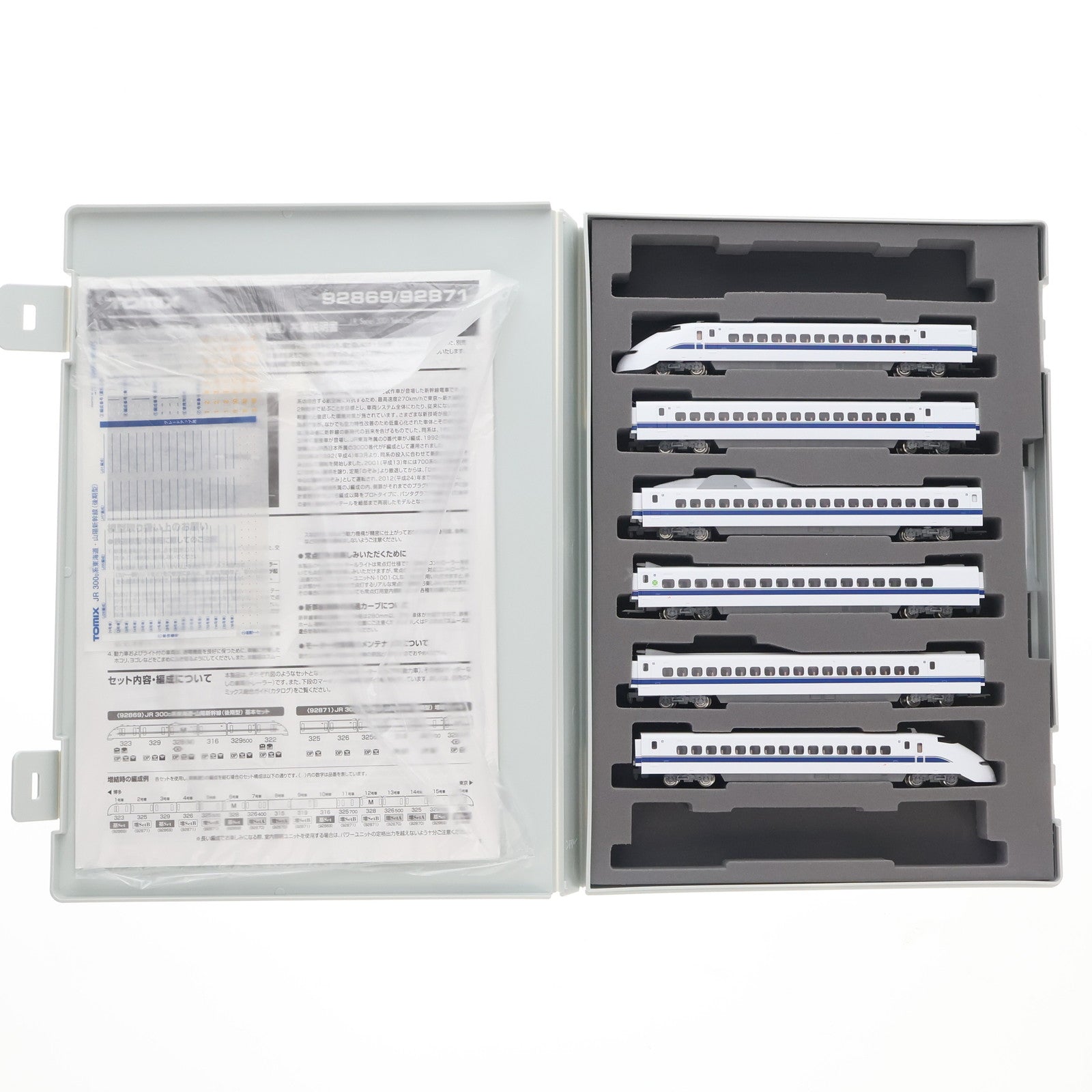 【中古即納】[RWM] 92869 JR 300-0系 東海道・山陽新幹線(後期型) 基本6両セット(動力付き) Nゲージ 鉄道模型 TOMIX(トミックス)(20140621)
