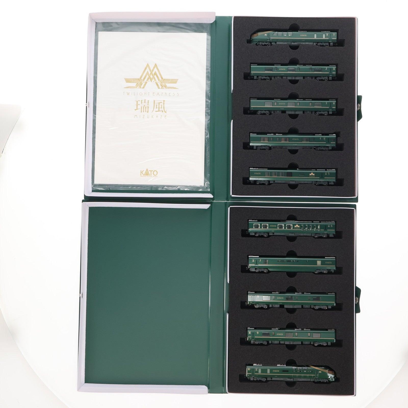 【中古即納】[RWM] 10-1570 特別企画品 87系「TWILIGHT EXPRESS 瑞風」 10両セット(動力付き) Nゲージ 鉄道模型 KATO(カトー)(20191129)