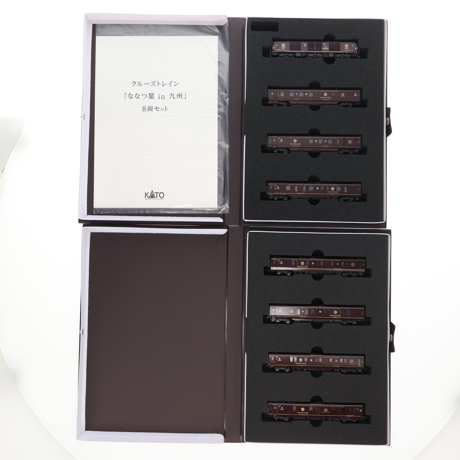 【中古即納】[RWM] 10-1519 特別企画品 クルーズトレイン「ななつ星in九州」8両セット(動力付き) Nゲージ 鉄道模型 KATO(カトー)(20190131)