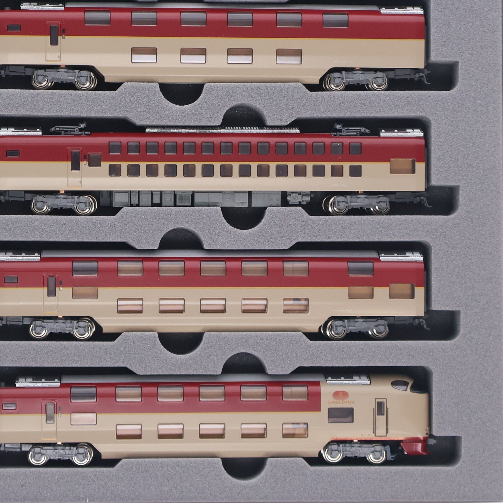 【中古即納】[RWM] 10-1565 285系3000番台 サンライズエクスプレス(パンタグラフ増設編成) 7両セット(動力付き) Nゲージ 鉄道模型 KATO(カトー)(20240531)