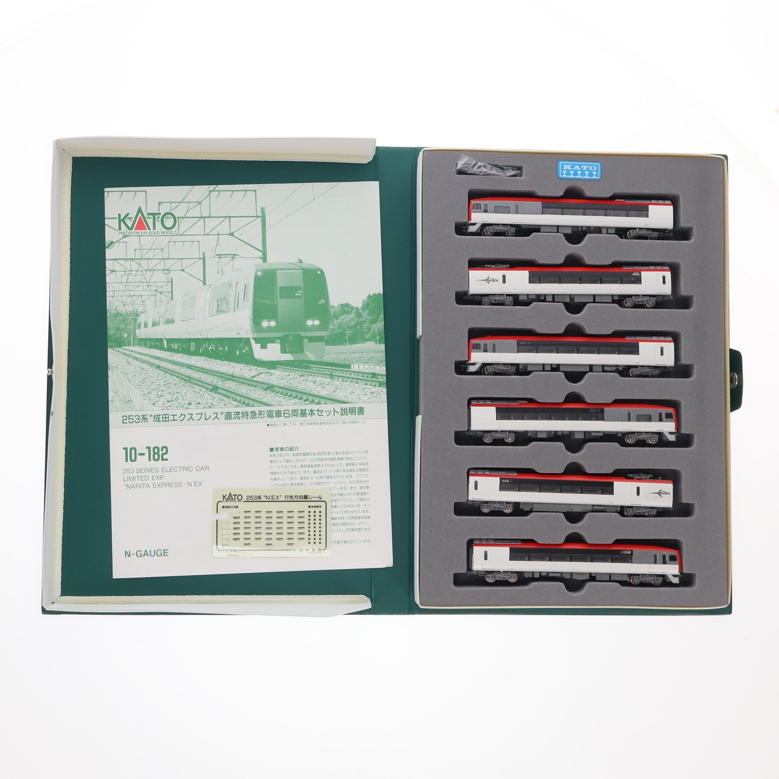 【中古即納】[RWM] 10-182 253系「成田エクスプレス」 直流特急形電車 6両基本セット(動力付き) Nゲージ 鉄道模型 KATO(カトー)(19911231)
