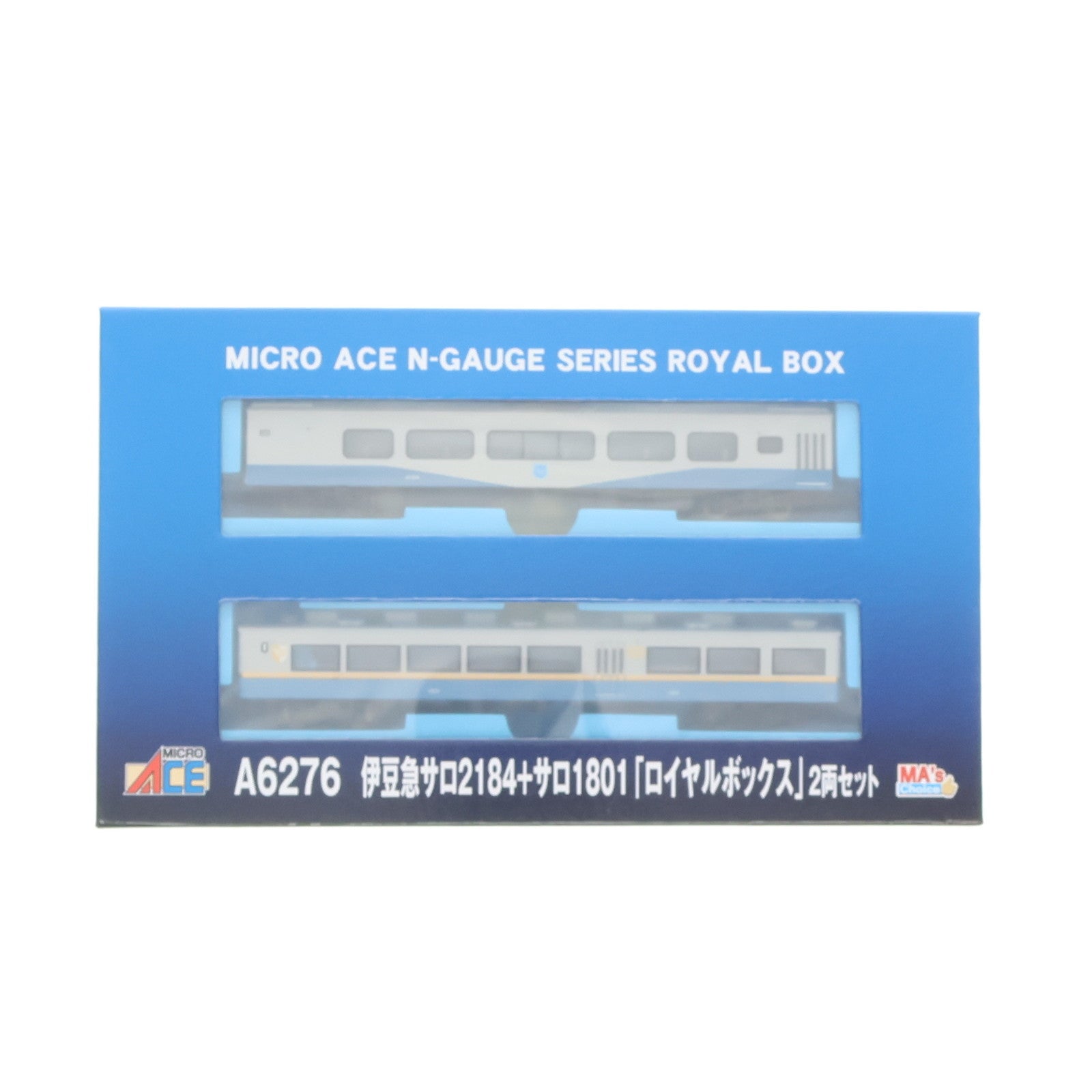 【中古即納】[RWM] A6276伊豆急 サロ2184+サロ1801 ロイヤルボックス 2両セット(動力無し) Nゲージ 鉄道模型 MICRO ACE(マイクロエース)(20230503)