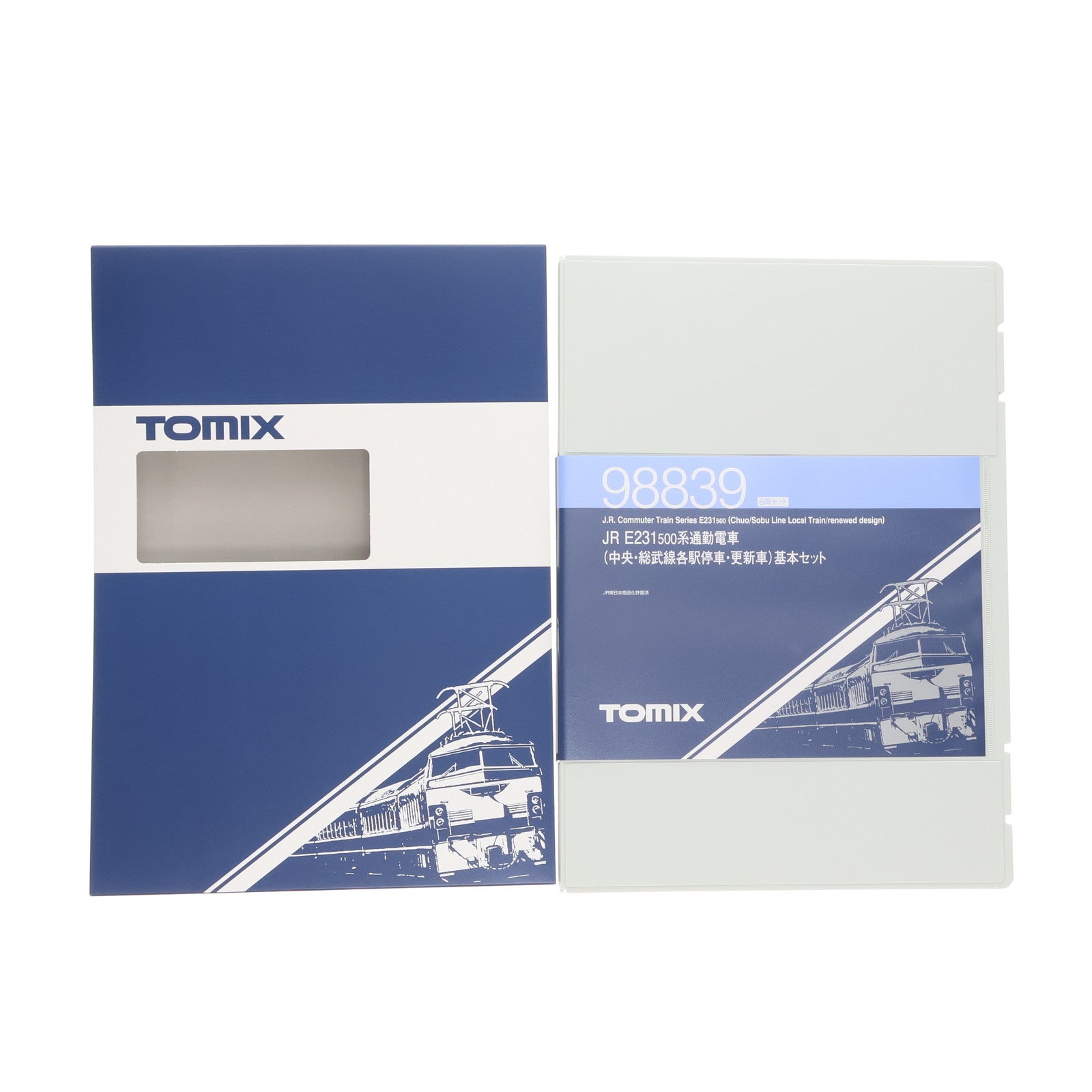 【中古即納】[RWM] 98839 JR E231-500系(中央・総武線各駅停車・更新車)基本セット(6両)(動力付き) Nゲージ 鉄道模型 TOMIX(トミックス)(20240323)