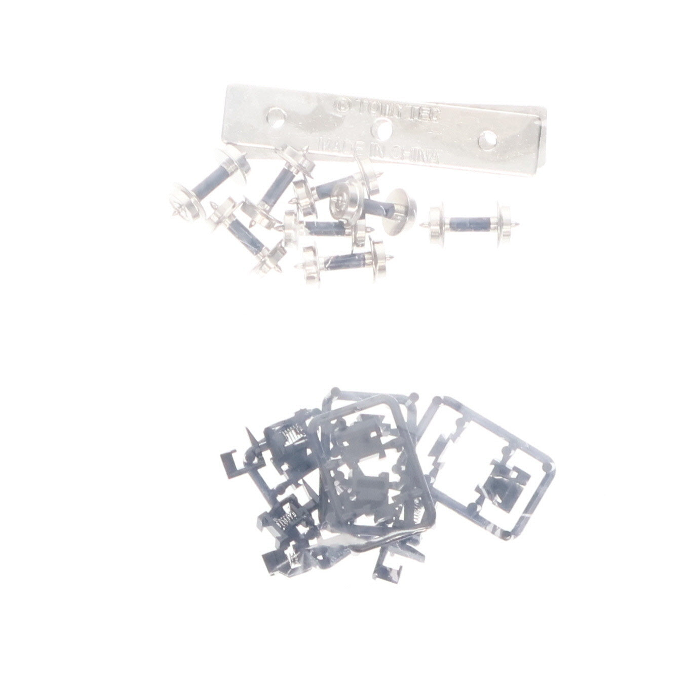 【中古即納】[RWM] 259831 鉄道コレクション(鉄コレ) 鉄コレ走行用パーツセットTT-03R(車輪径5.6mm2両分:クロ) Nゲージ 鉄道模型 TOMYTEC(トミーテック)(20200630)
