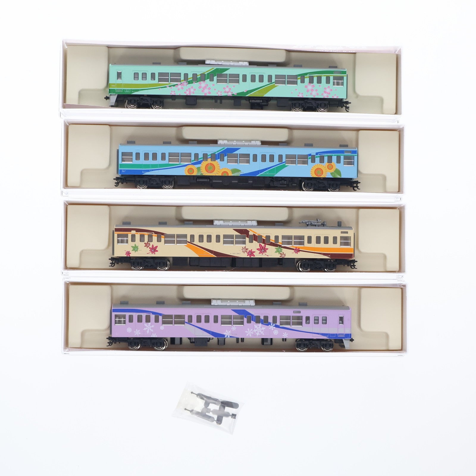 【中古即納】[RWM] 10-912 201系 四季彩タイプ 4両セット(動力付き) Nゲージ 鉄道模型 KATO(カトー)(20030415)